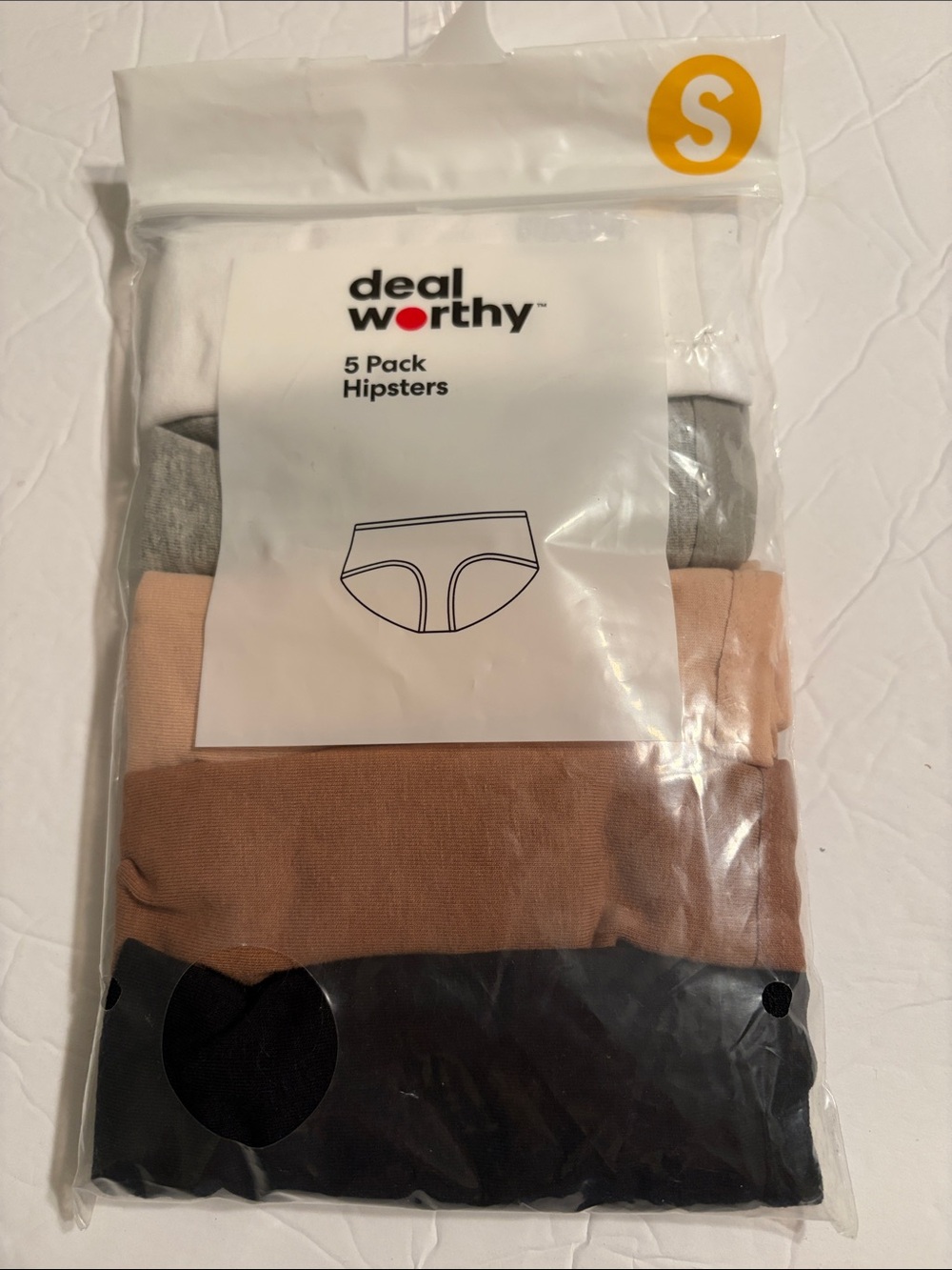Deal Worthy 5-Pack Hipster Panties  (S)